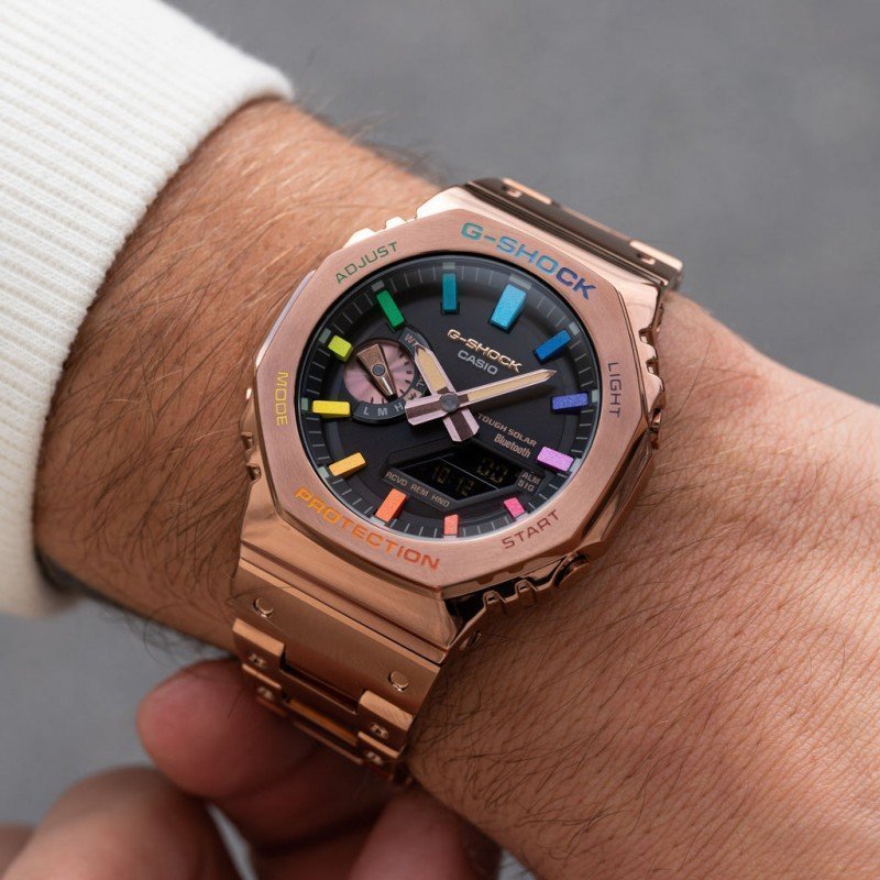 G-SHOCK M2110D3A- ROSEGOLD SPORTS WATCH