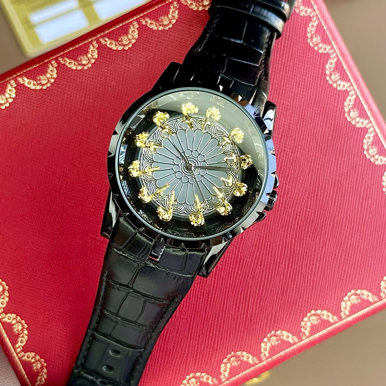 RGR DBS LUXURY WATCH [GREY / GOLDEN / BLACK] 0609025