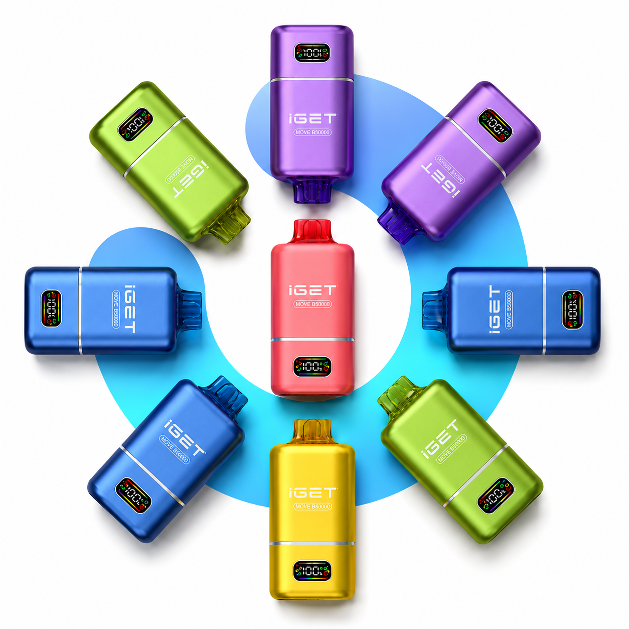 IGET MOVE B50000 - 50k Puffs (2 Flavors in 1 device)