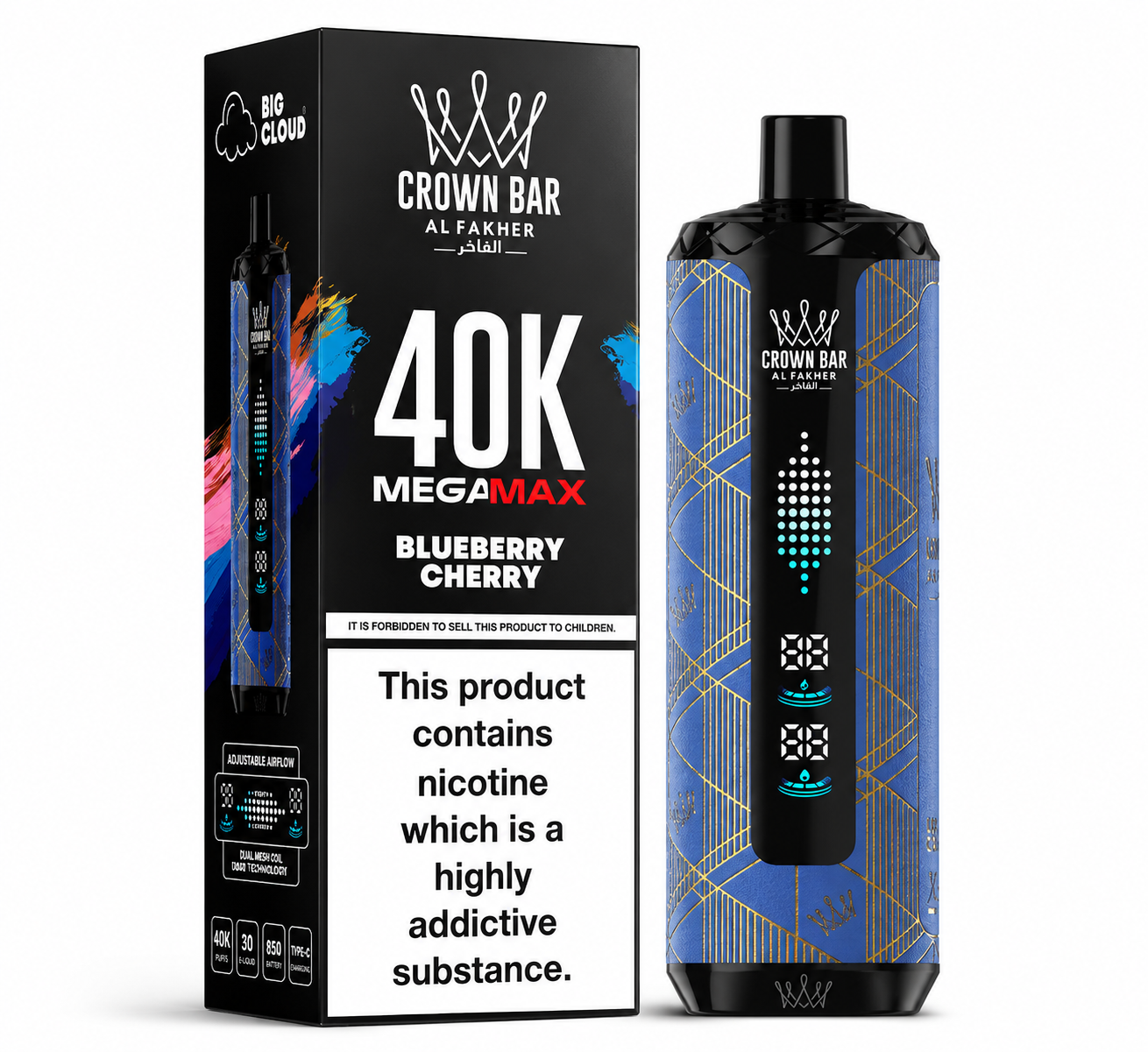 Alfakhar crown bar 40KPuffs