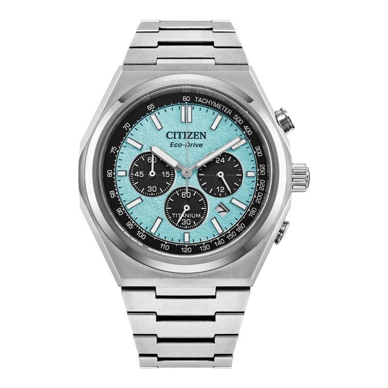 CITIZEN ZENSHIN CHRONO SUPER TITANIUM SKY BLUE